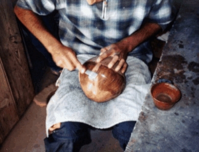 Burnishing a Pot