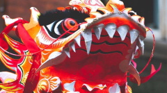 Lunar New Year Lion Dancing