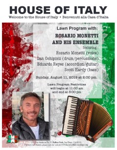 House of Italy Lawn Program
