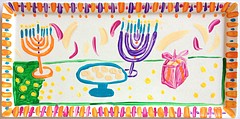 Hanukkah Painted Placemat Class