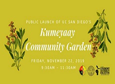Kumeyaay Community Garden Unveiling Ceremony