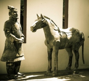 Statue of Man and Horse Statue of Man and Horse