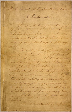Emancipation Declaration Emancipation Declaration