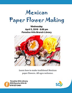 Mexican Paper Flower Making Workshop