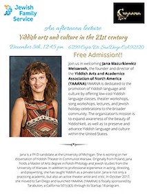 Discussion: Yiddish Arts and Culture in the 21st Century